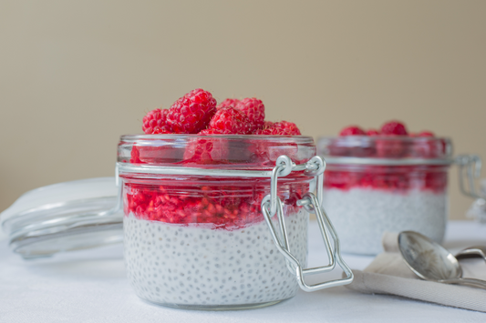 Summer Berry Chia Seed Pudding